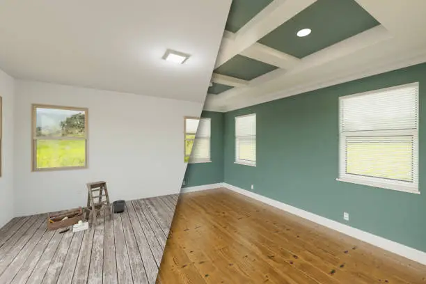 home renovation picture before & after