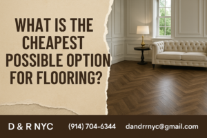 what is the cheapest possible option for flooring